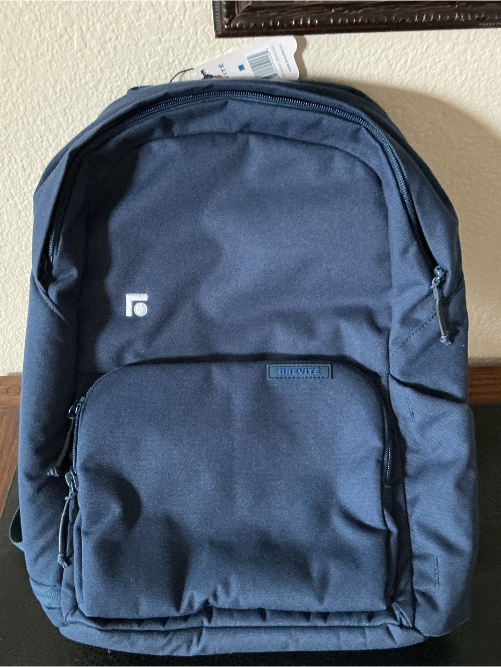 Brevite Navy Blue Jumper Backpack brv-nvy-001